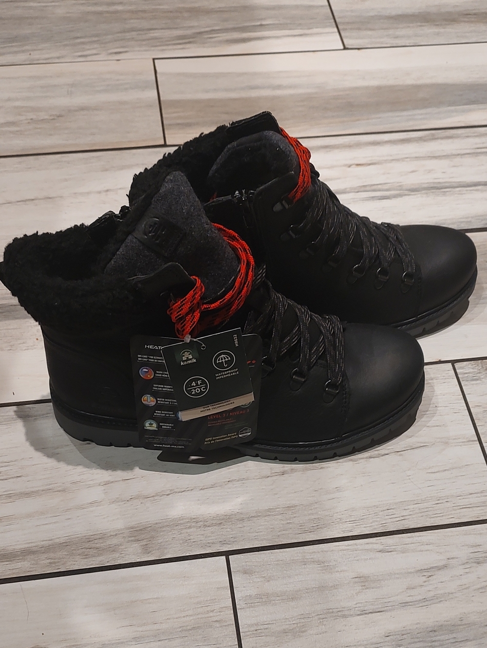 Men's Kamik Black Boots